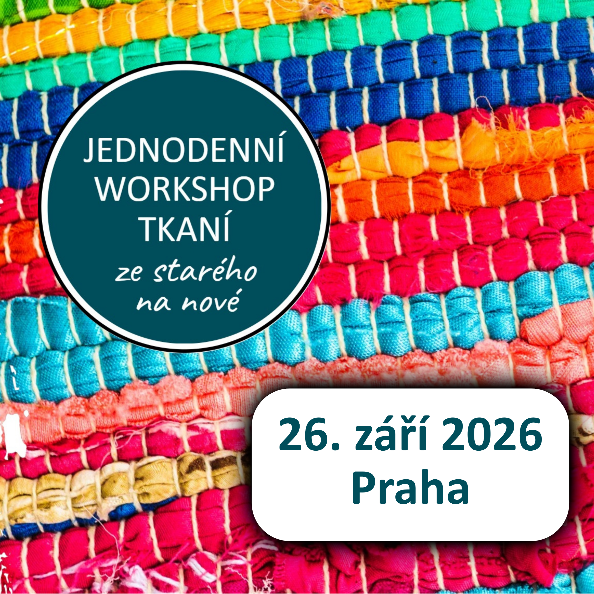 Oblečení které už nenosíš? Tak ho rozstříhej! (26. září 2026, Praha)